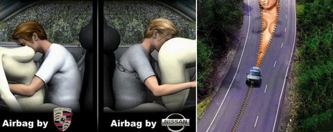 (Porsche) Airbag comparison